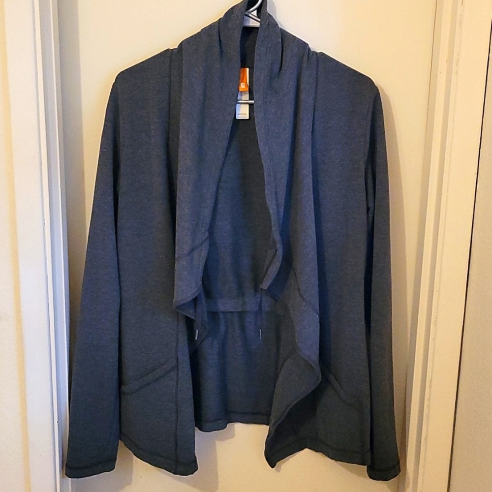Grey cardigan